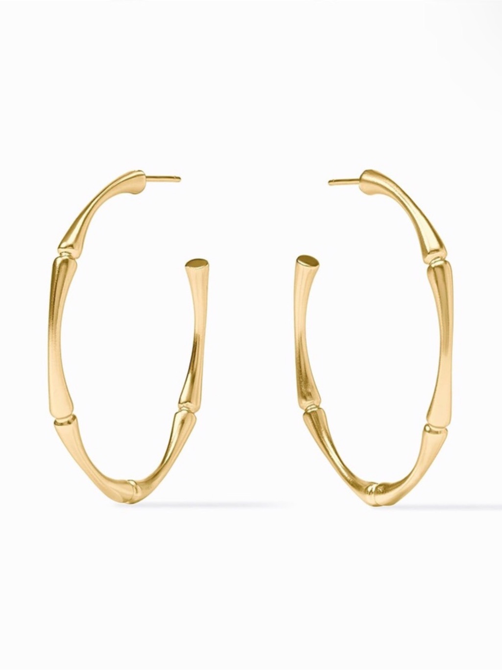 Nwot Julie Vos Bamboo Hoop Earring